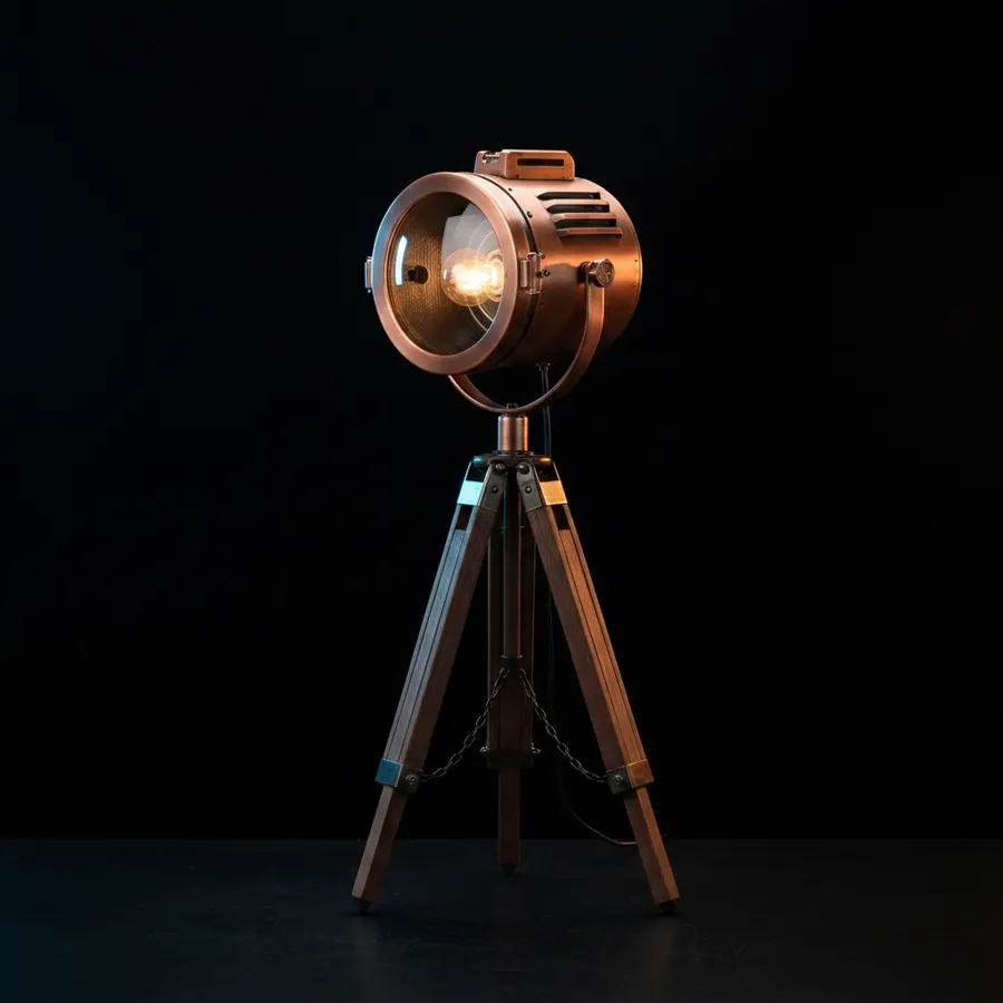 LED Industrial Vintage Spotlight Floor
