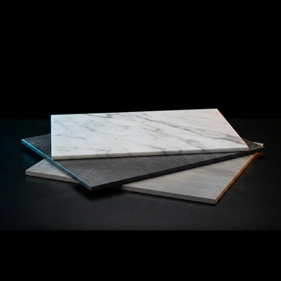 Photography Backdrops 3pcs Marble Concrete